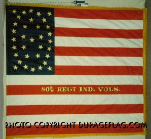 American flag - We offer reproductions of military flags